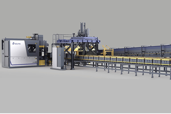 潮模砂自動造型線2 條，砂箱尺寸 Box size: 500*600*400mm/700*700*400mm